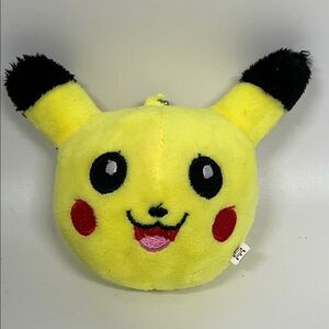Yellow Pikachu Plush Keychain